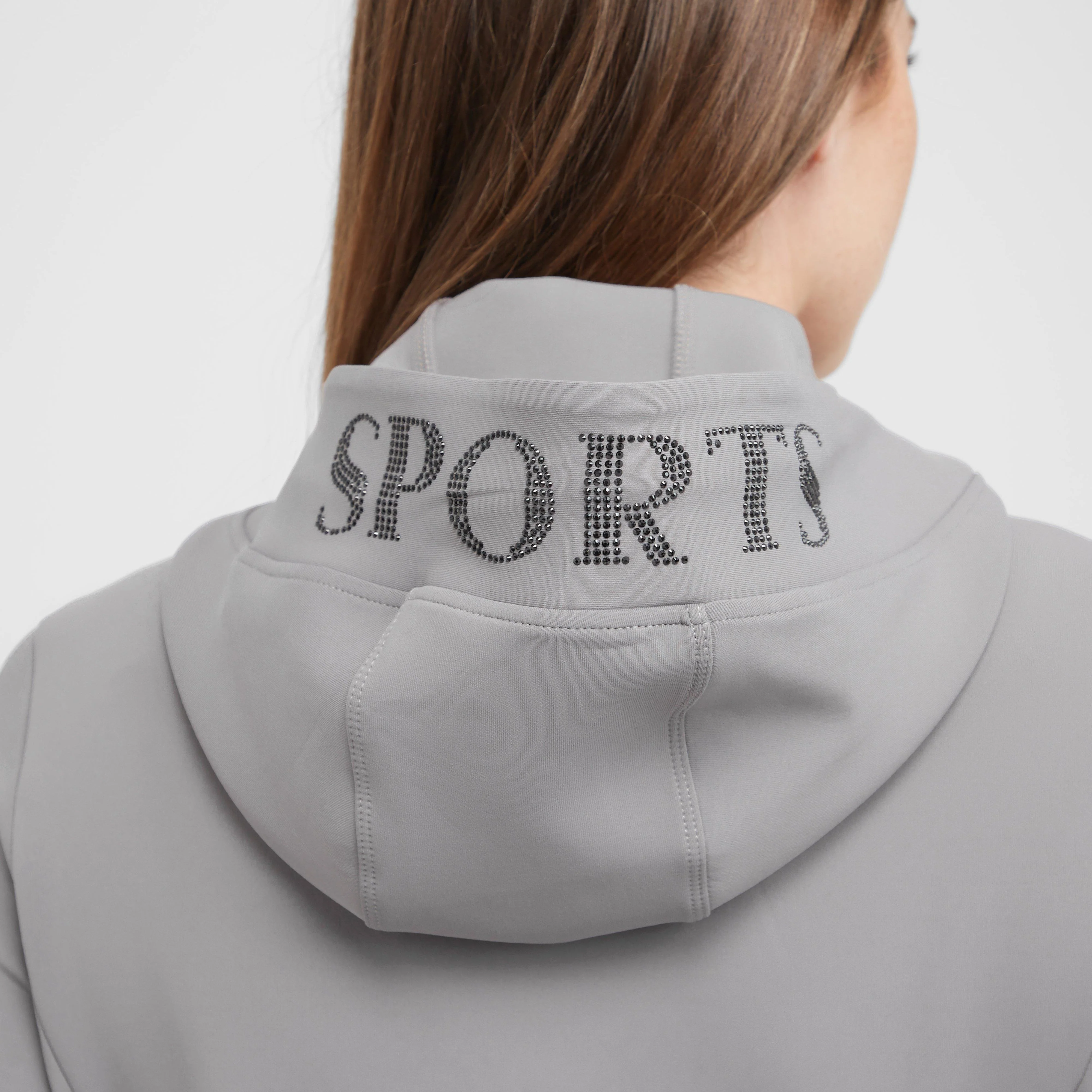 Womens Flora Zip Jacket Sate Grey - Image 7
