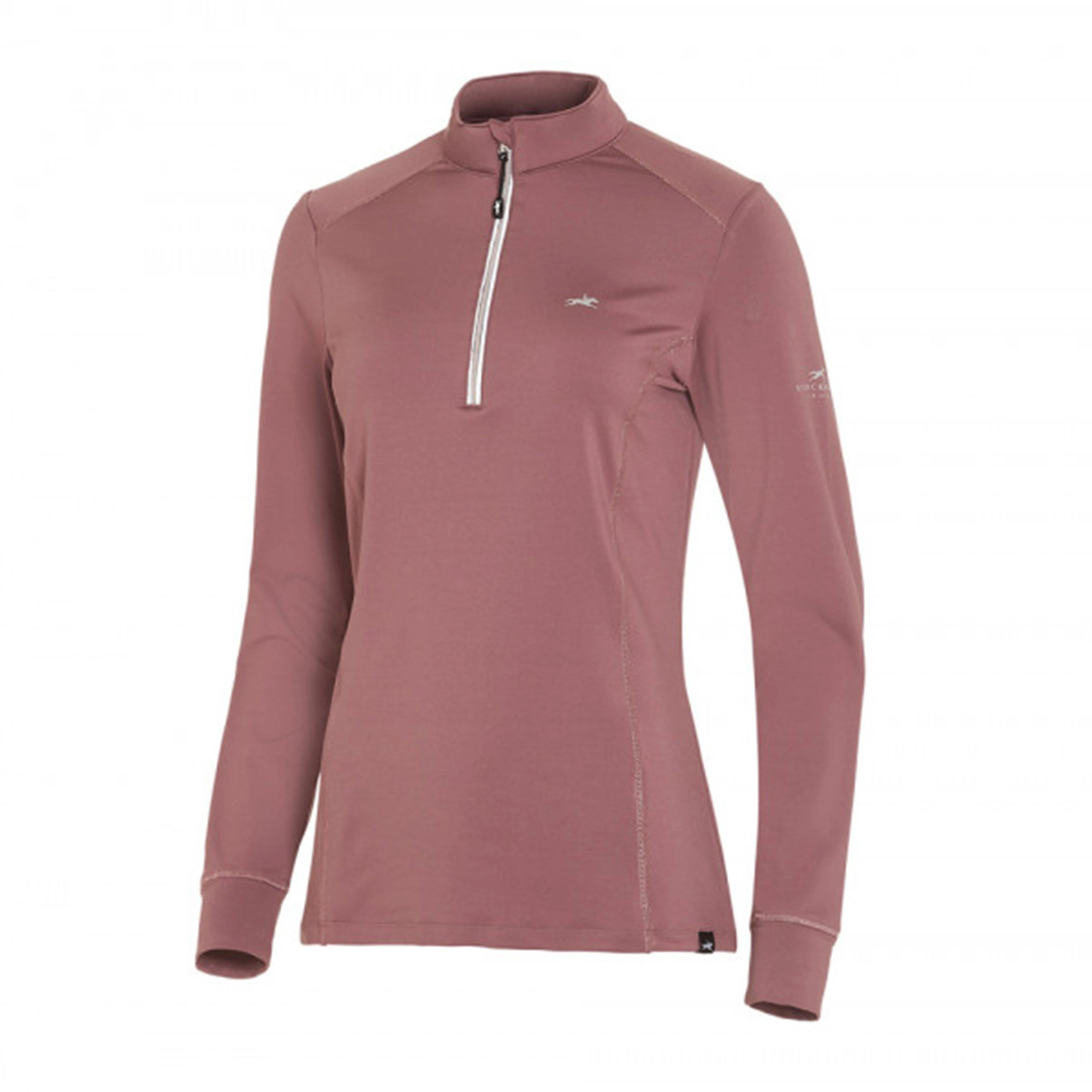 Womens Winter Page.SP Quarter Zip Training Shirt Rose Taupe - Image 2