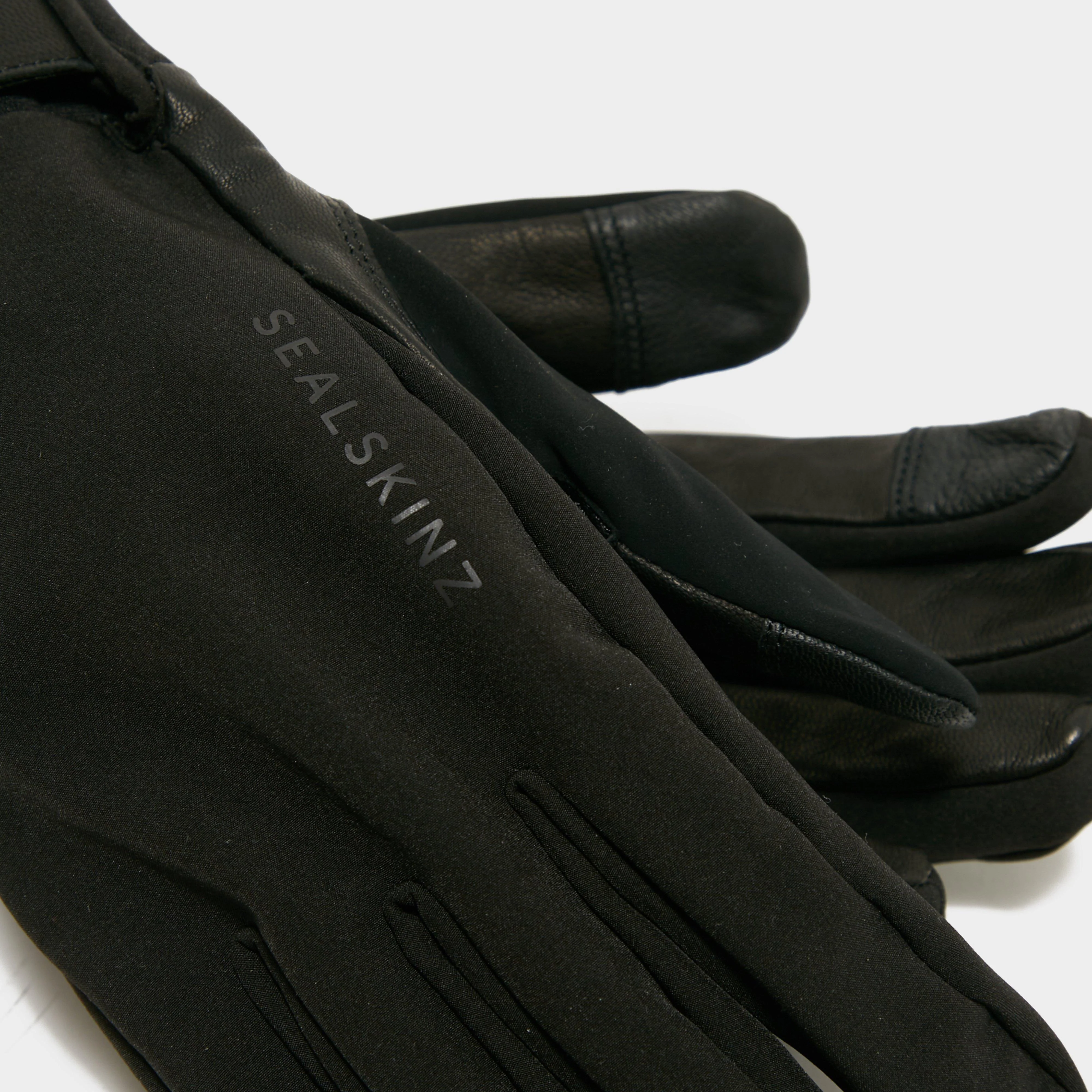 Mens Waterproof Insulated Gloves Black - Image 3