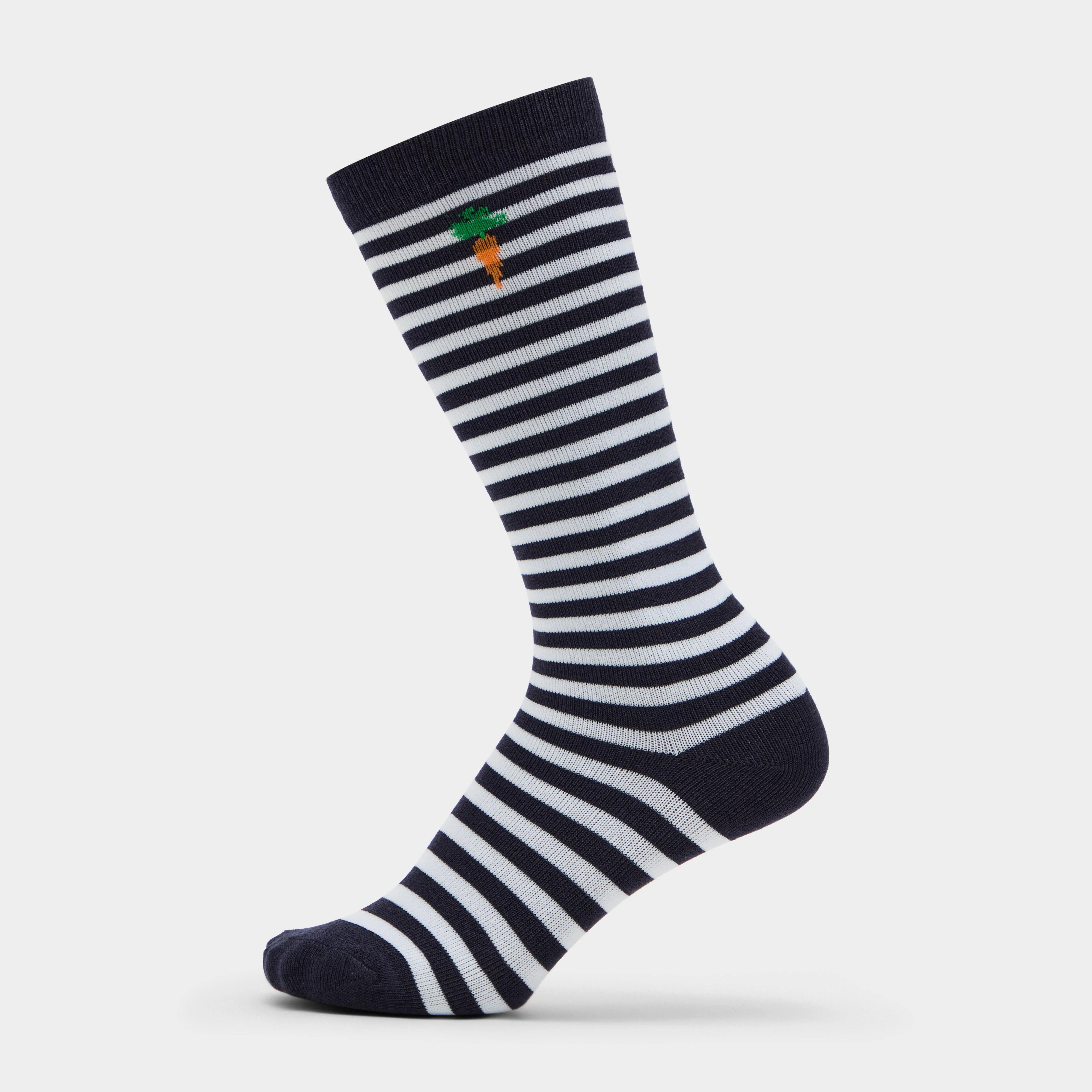Kids Winnie & Me Socks Navy Stripe - Image 3