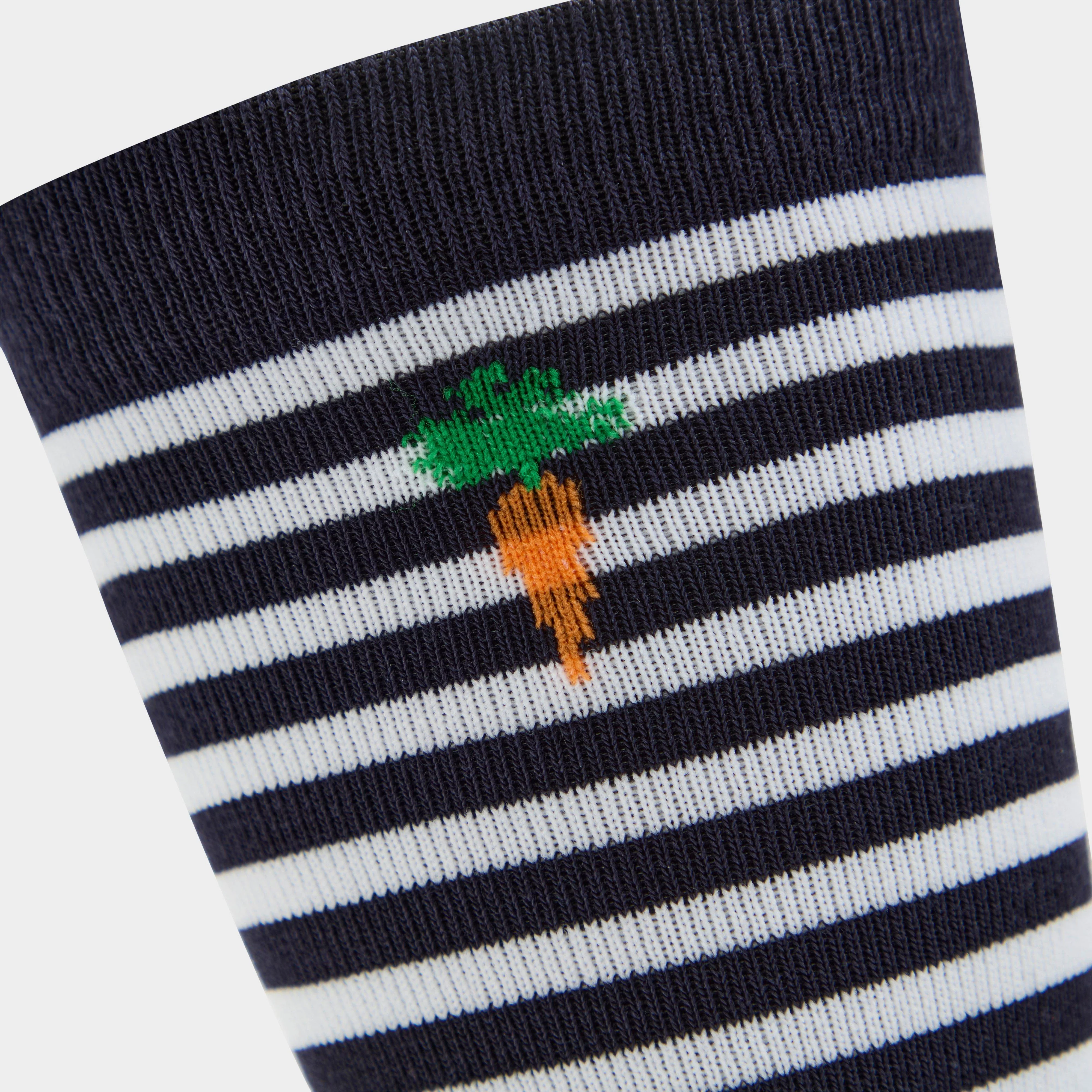 Kids Winnie & Me Socks Navy Stripe - Image 4
