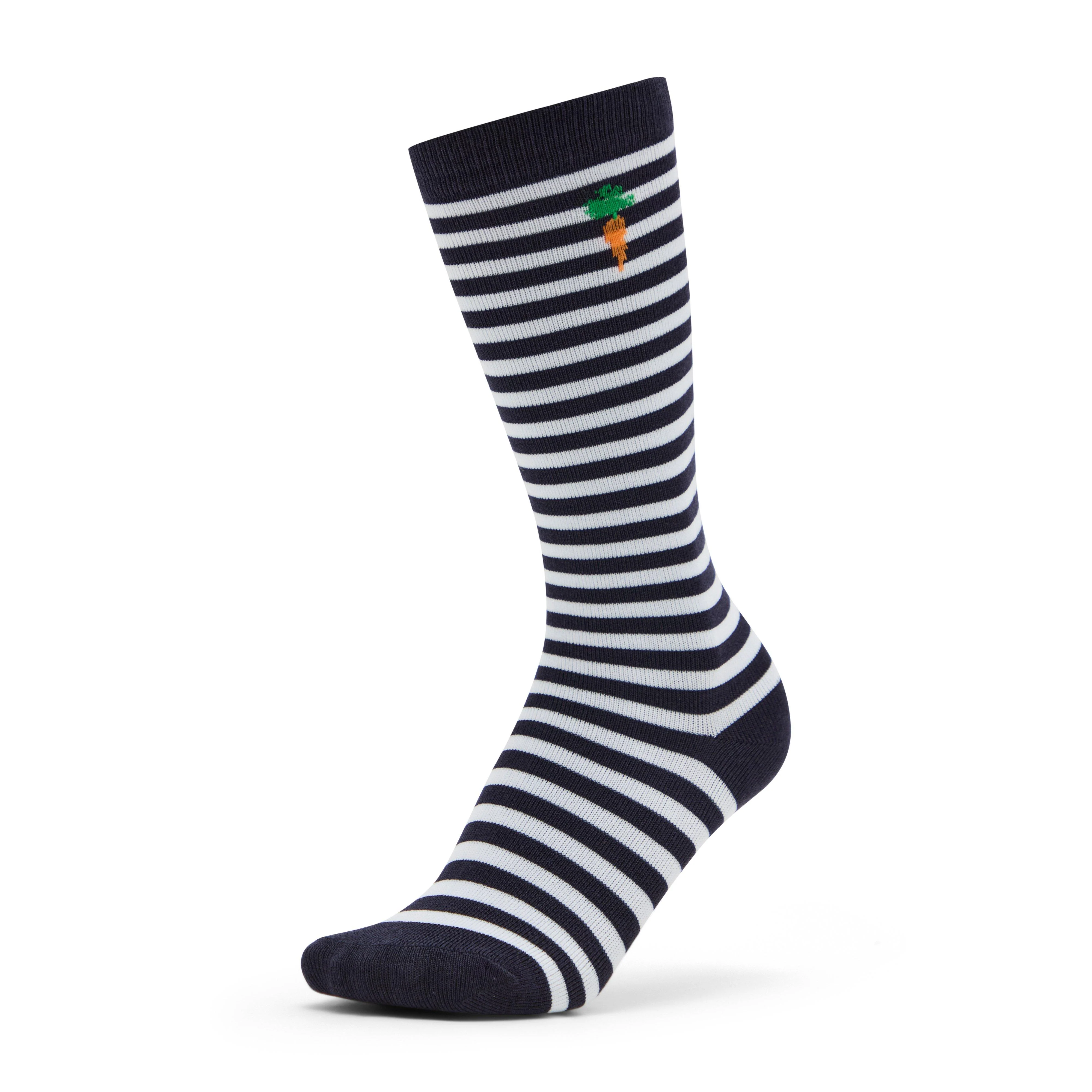 Kids Winnie & Me Socks Navy Stripe - Image 6