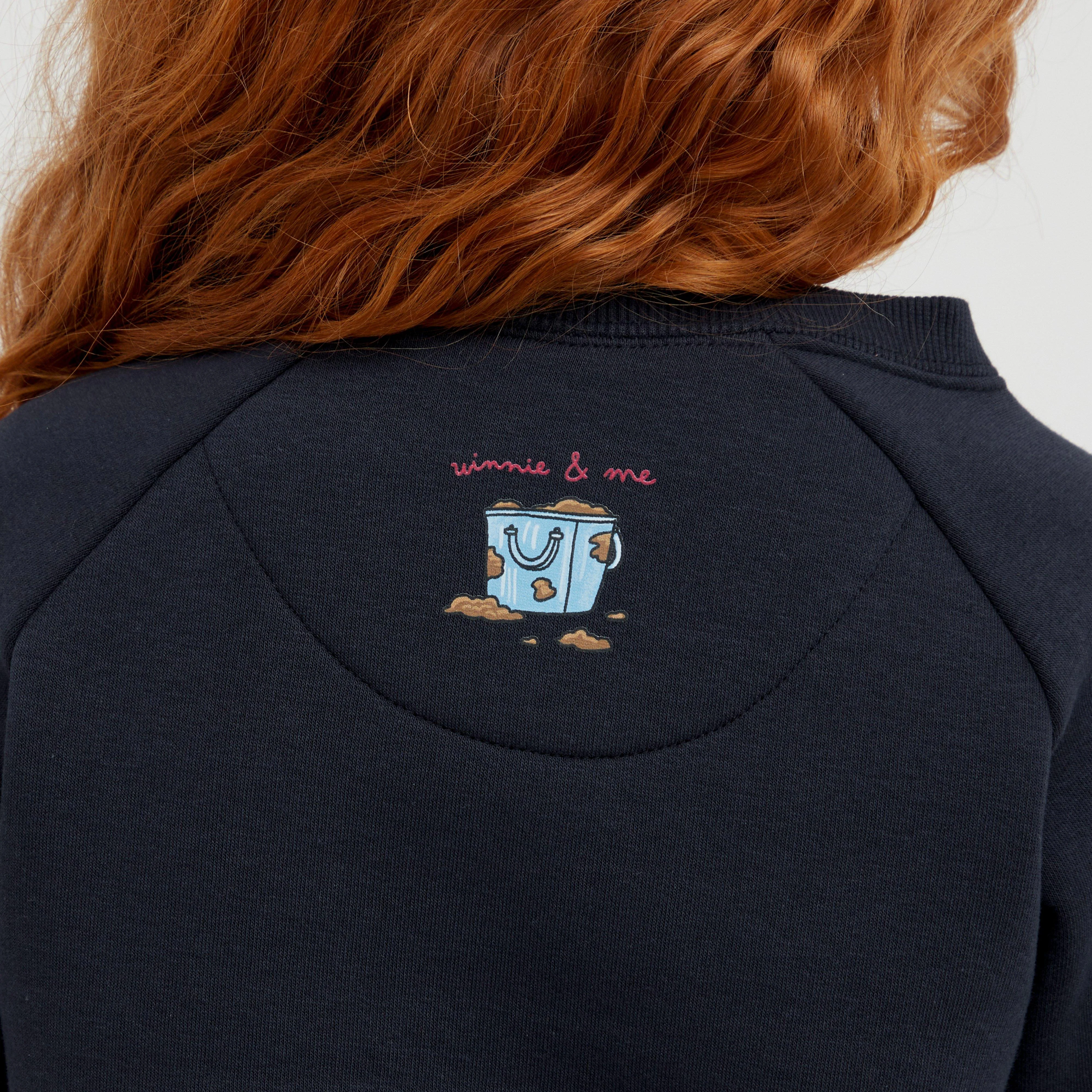 Kids Winnie & Me Sweatshirt Navy - Image 5