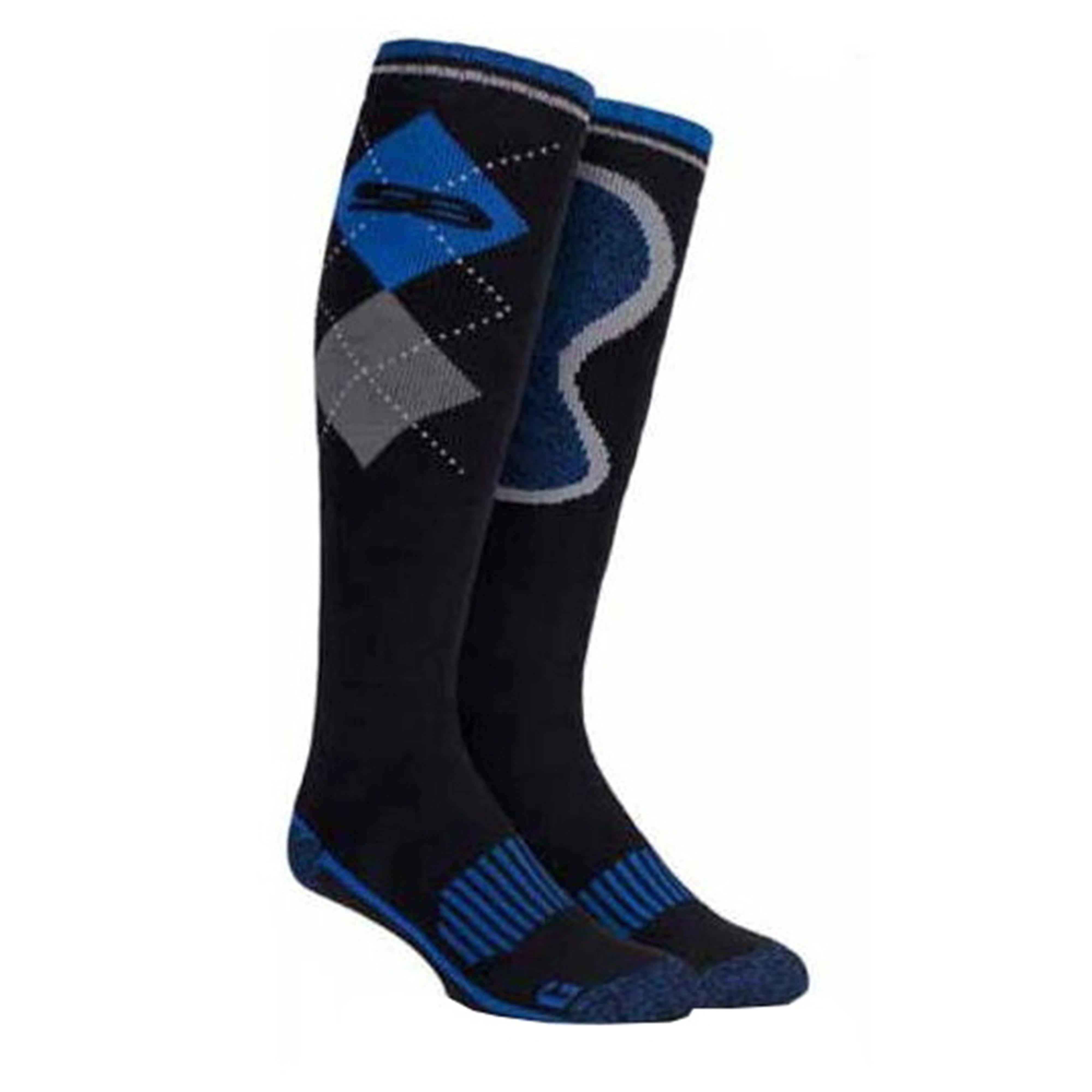Mens Patterdale Socks Black/Blue - Image 2