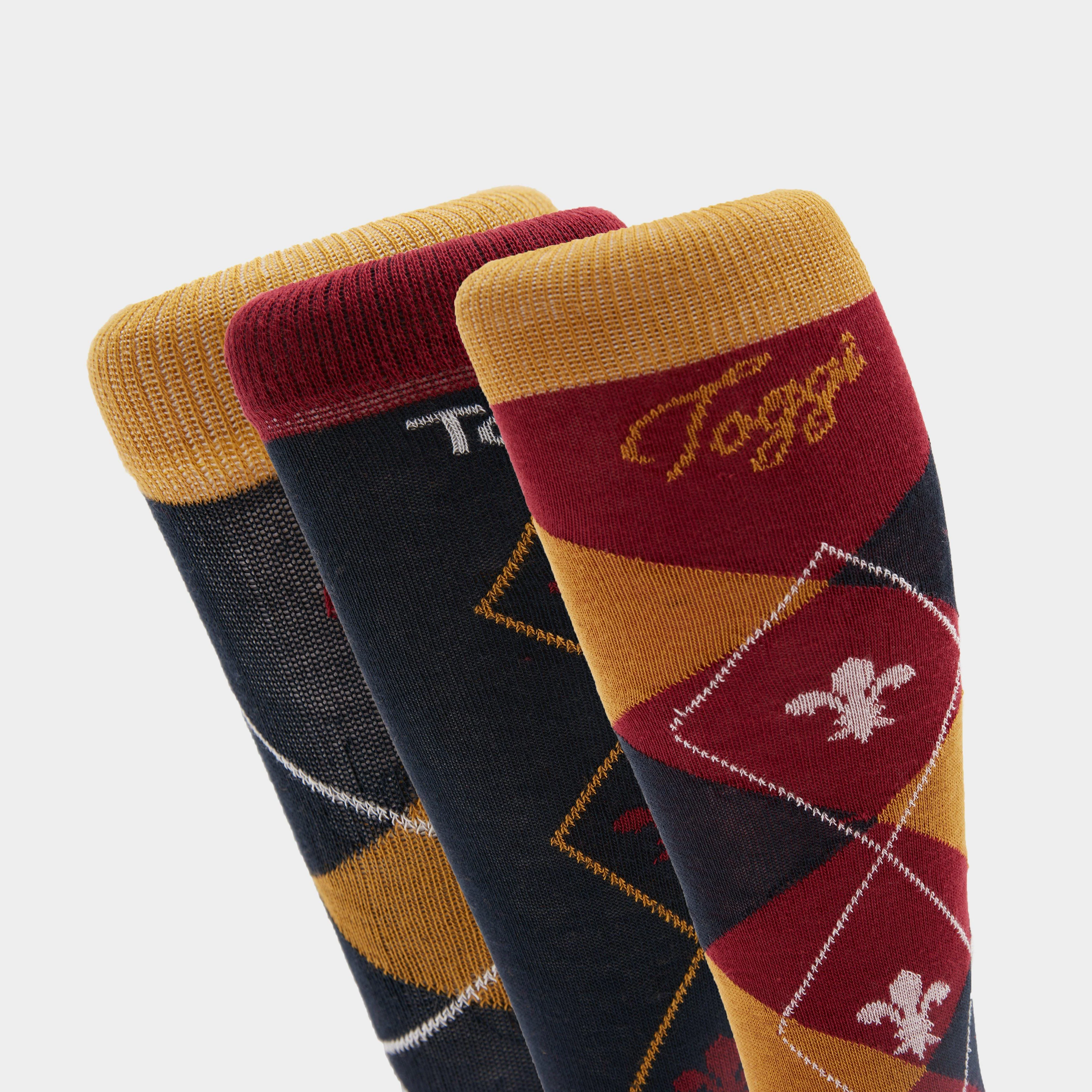 Ladies 3 Pack Chestermere Socks Navy - Image 4