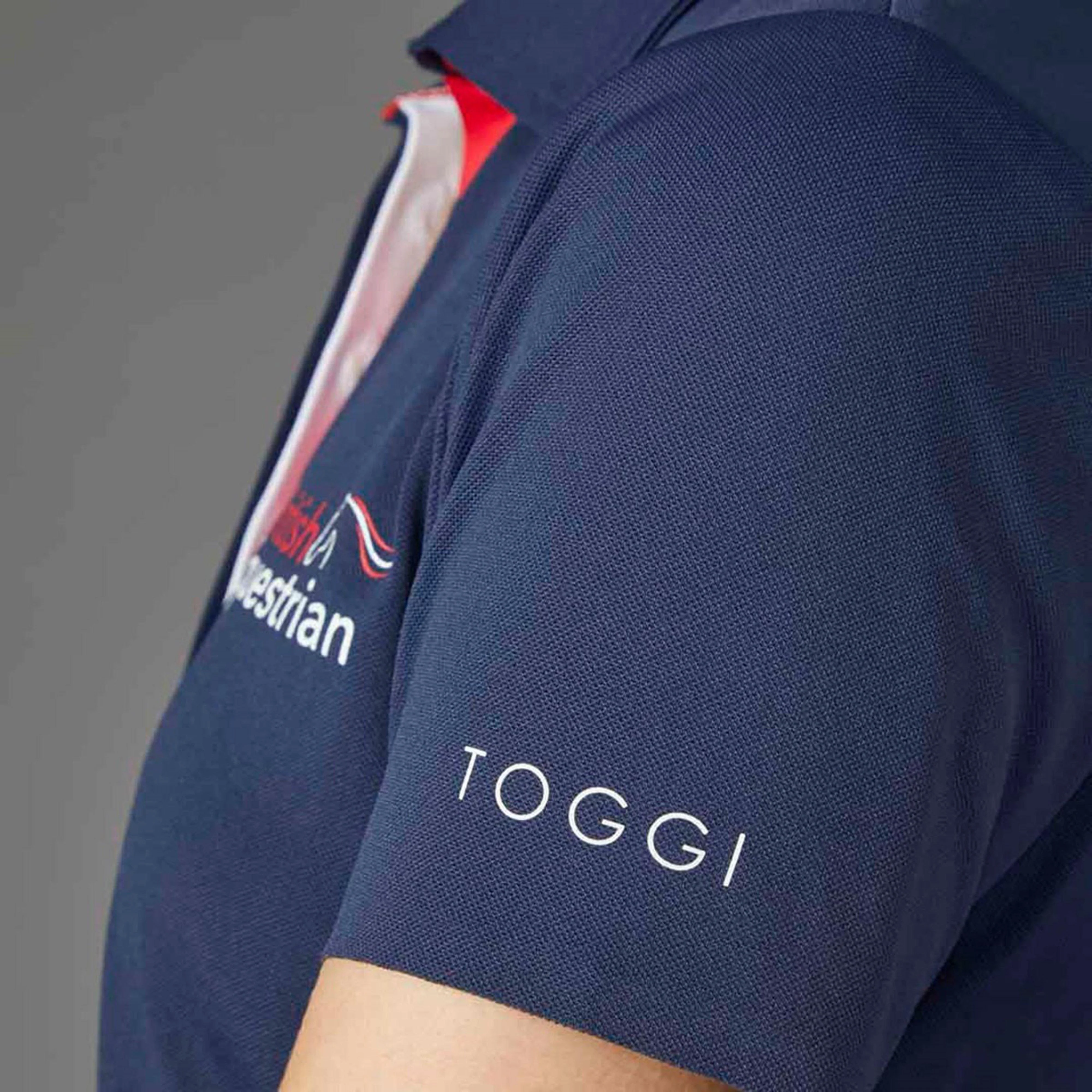 Womens Airy GBR Technical Polo Shirt Navy - Image 7