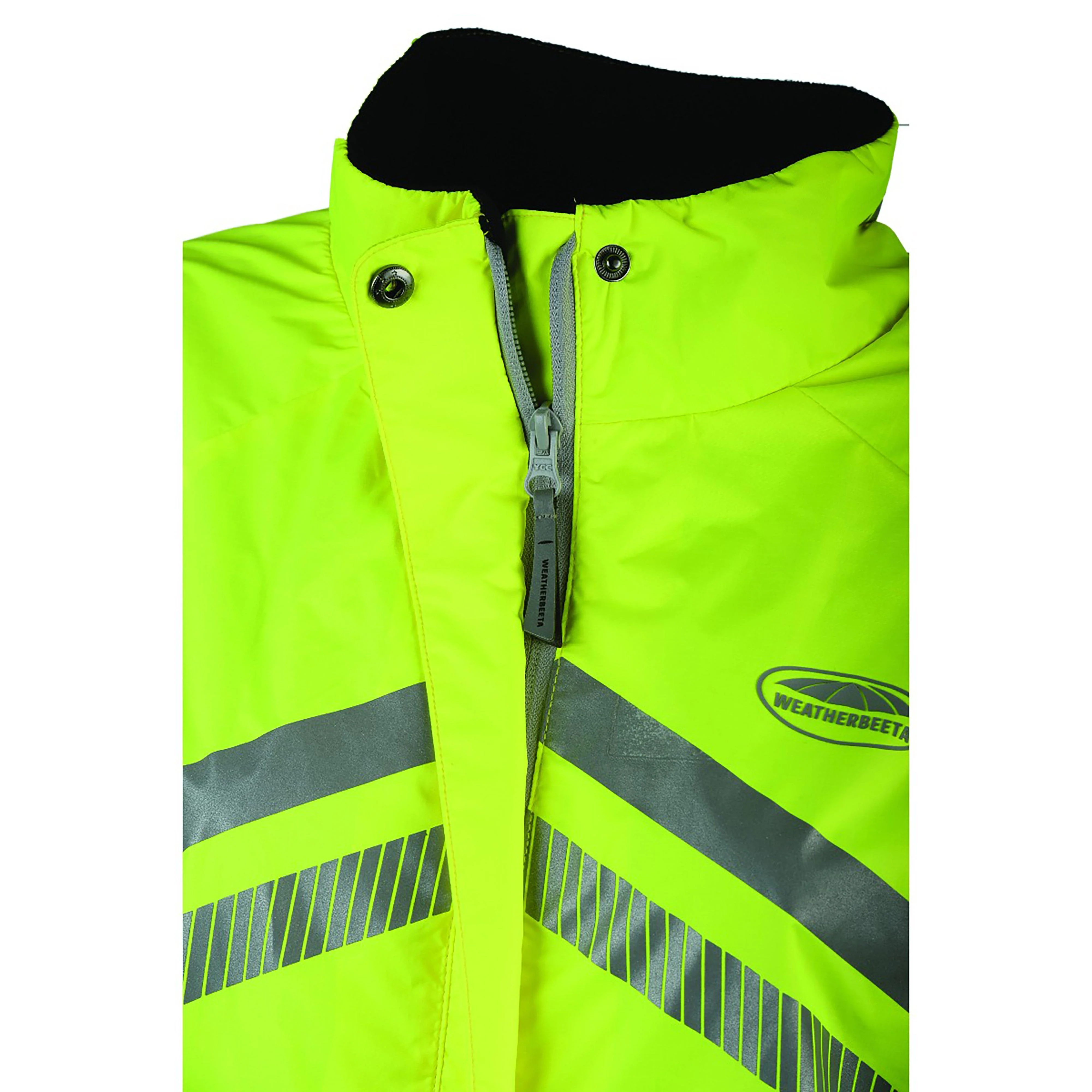 Childs Reflective Lightweight Waterproof Jacket Yellow - Image 3