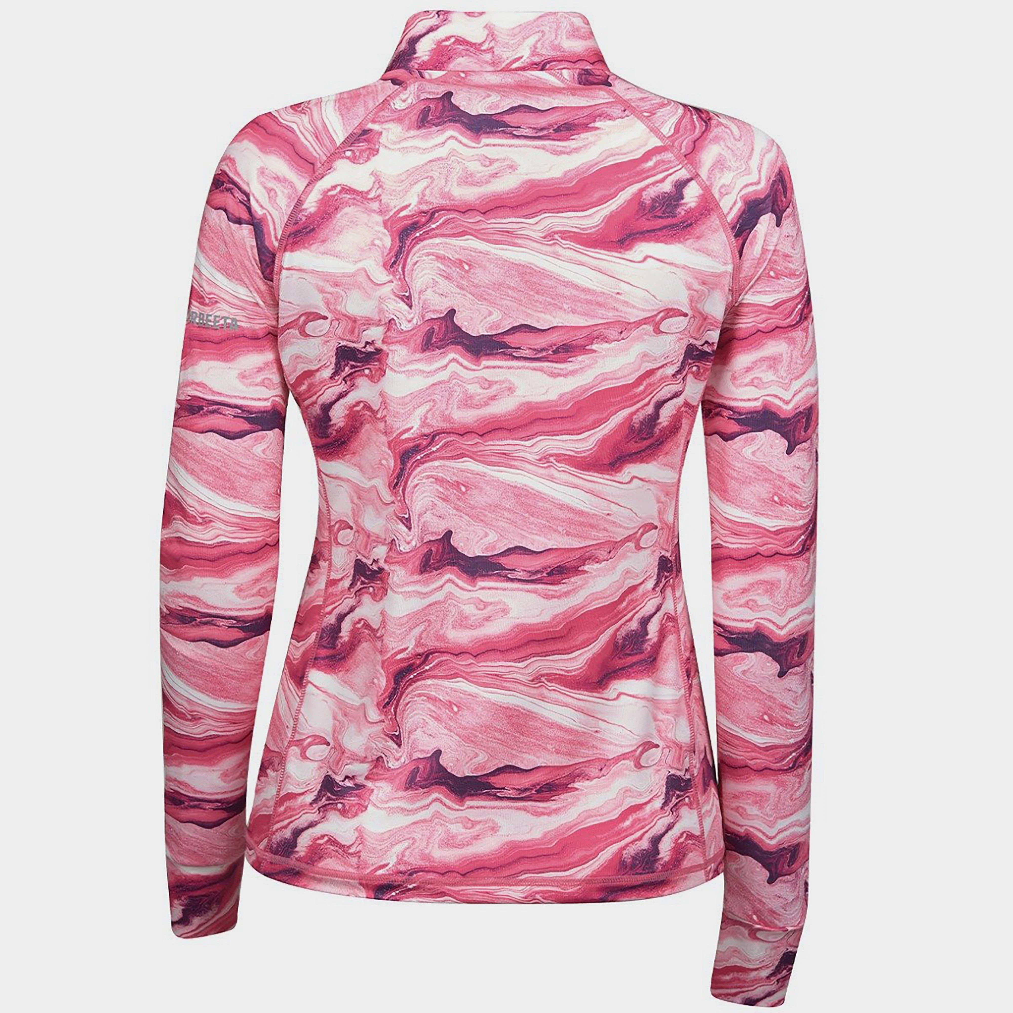 Long Sleeve Ruby Marble Top Pink Swirl Marble - Image 2