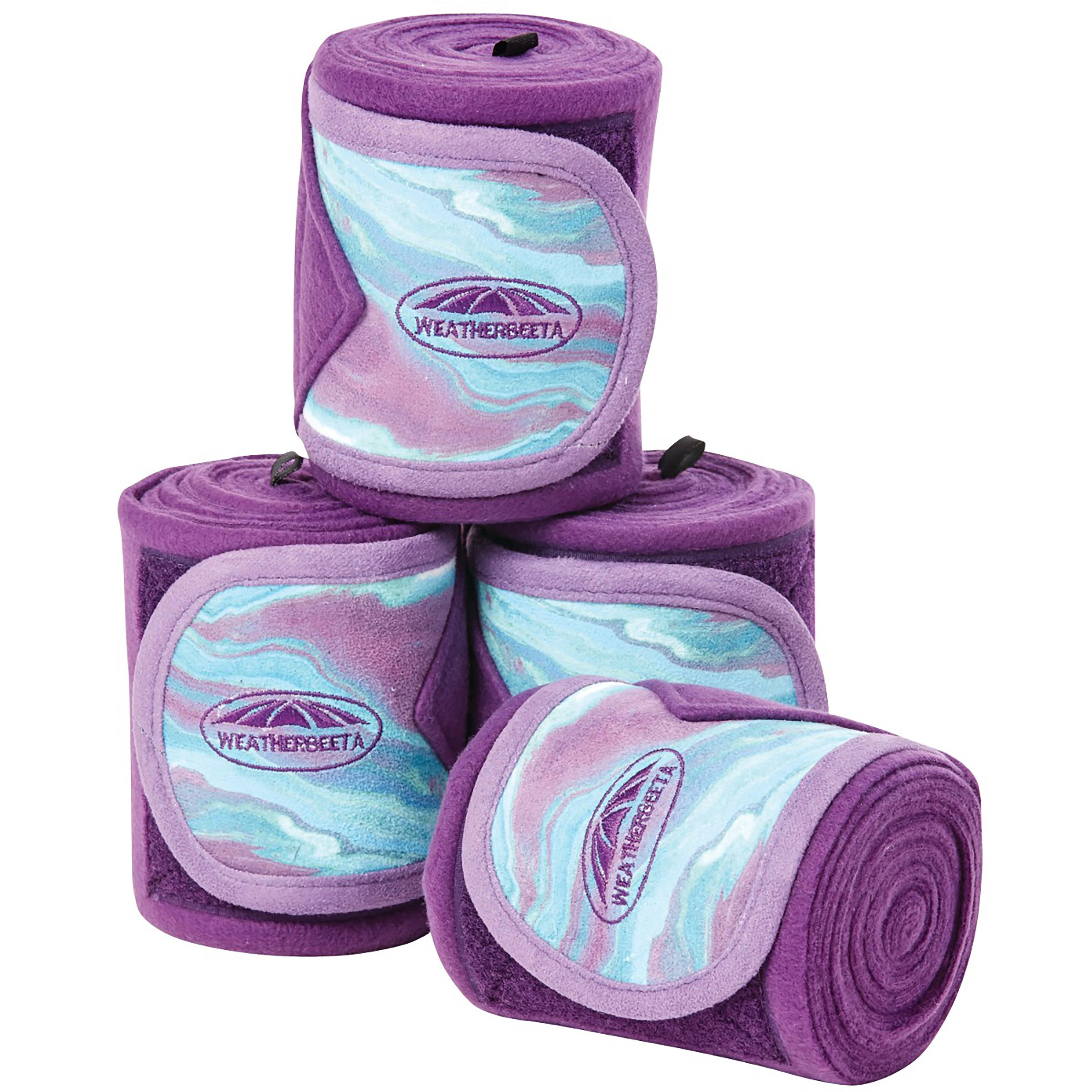 Marble Fleece Bandages Purple Swirl Marble Print - Image 2