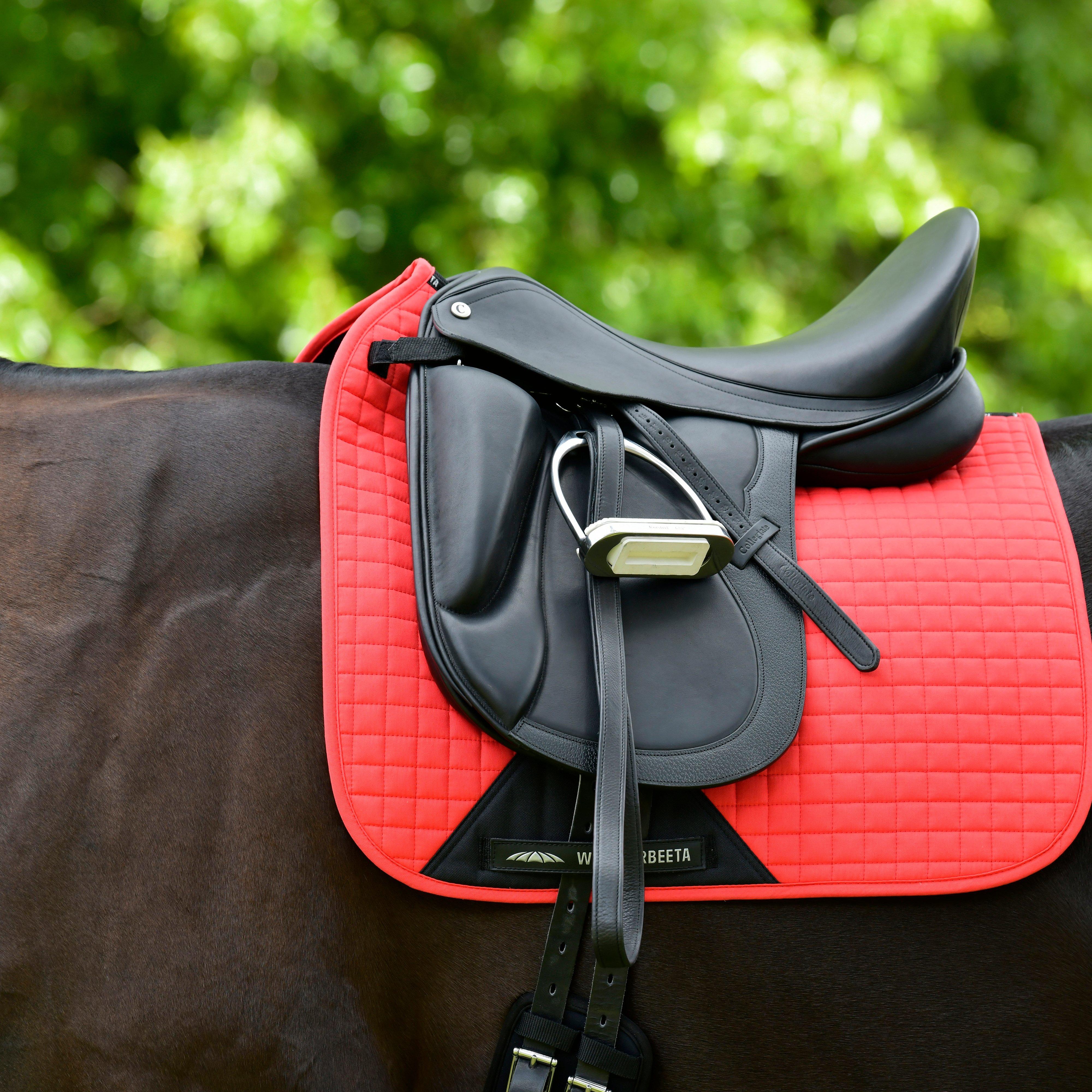 Prime Dressage Saddle Pad Bittersweet Red - Image 2