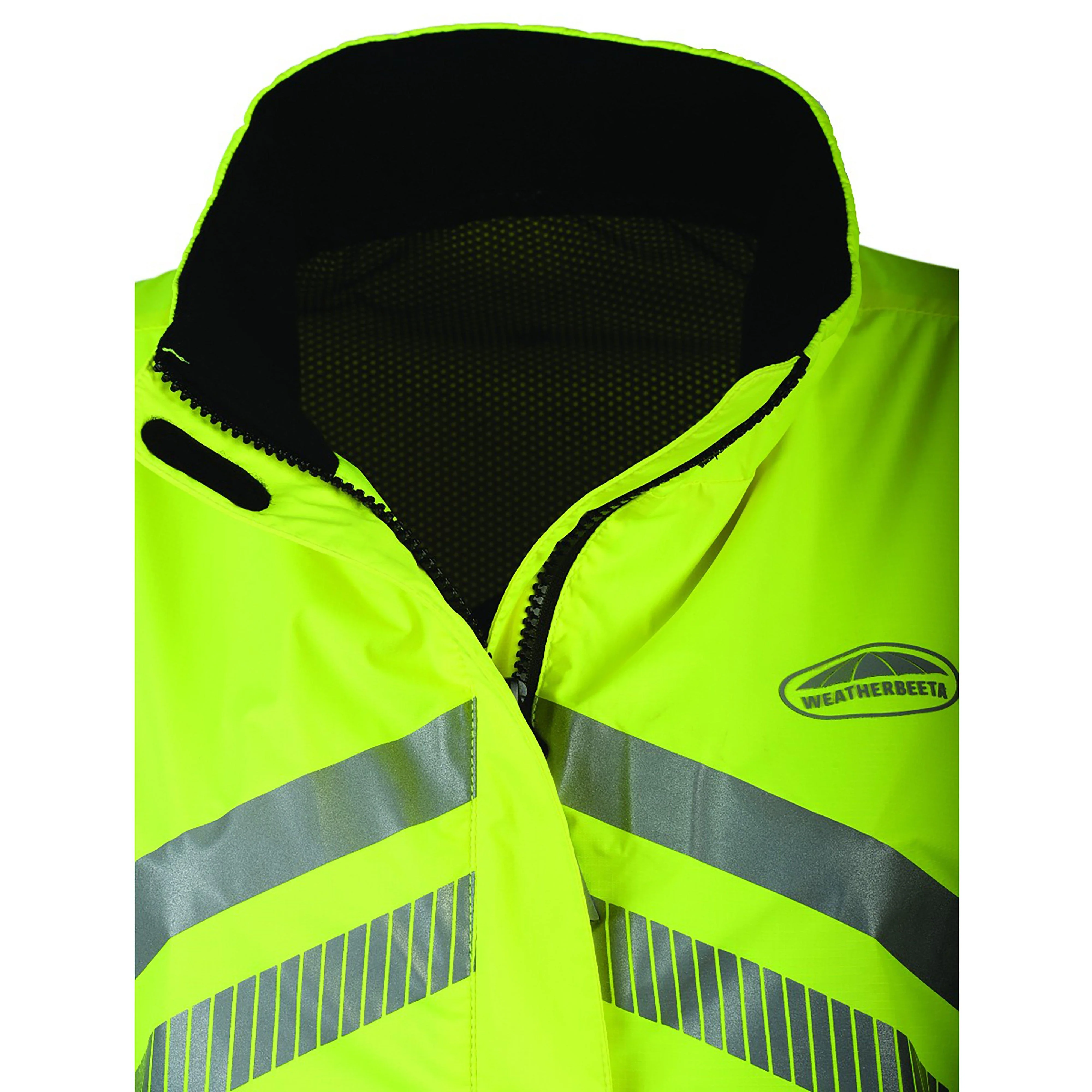 Reflective Lightweight Waterproof Vest Yellow - Image 3