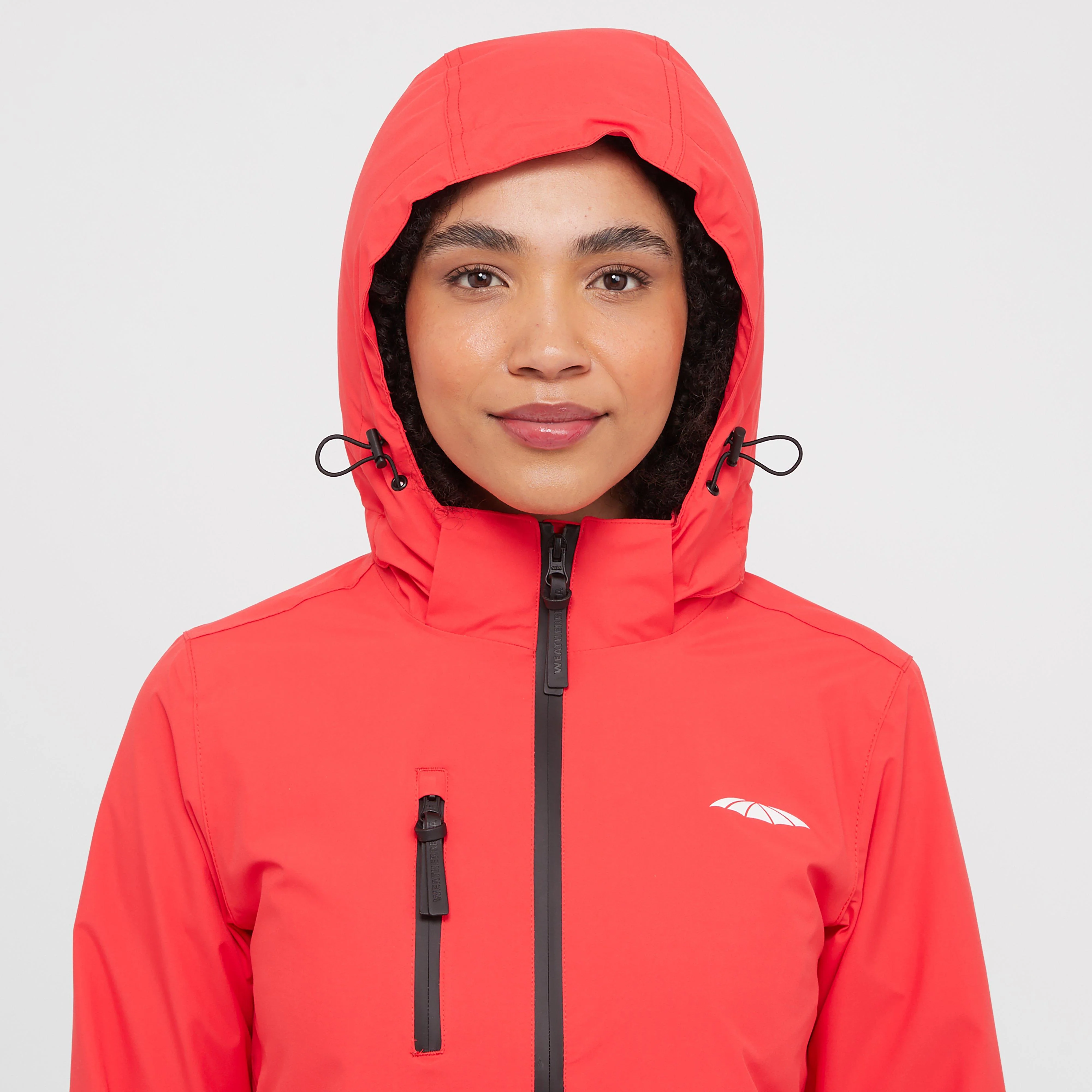 Womens Jackson Waterproof Jacket Bittersweet Red - Image 4