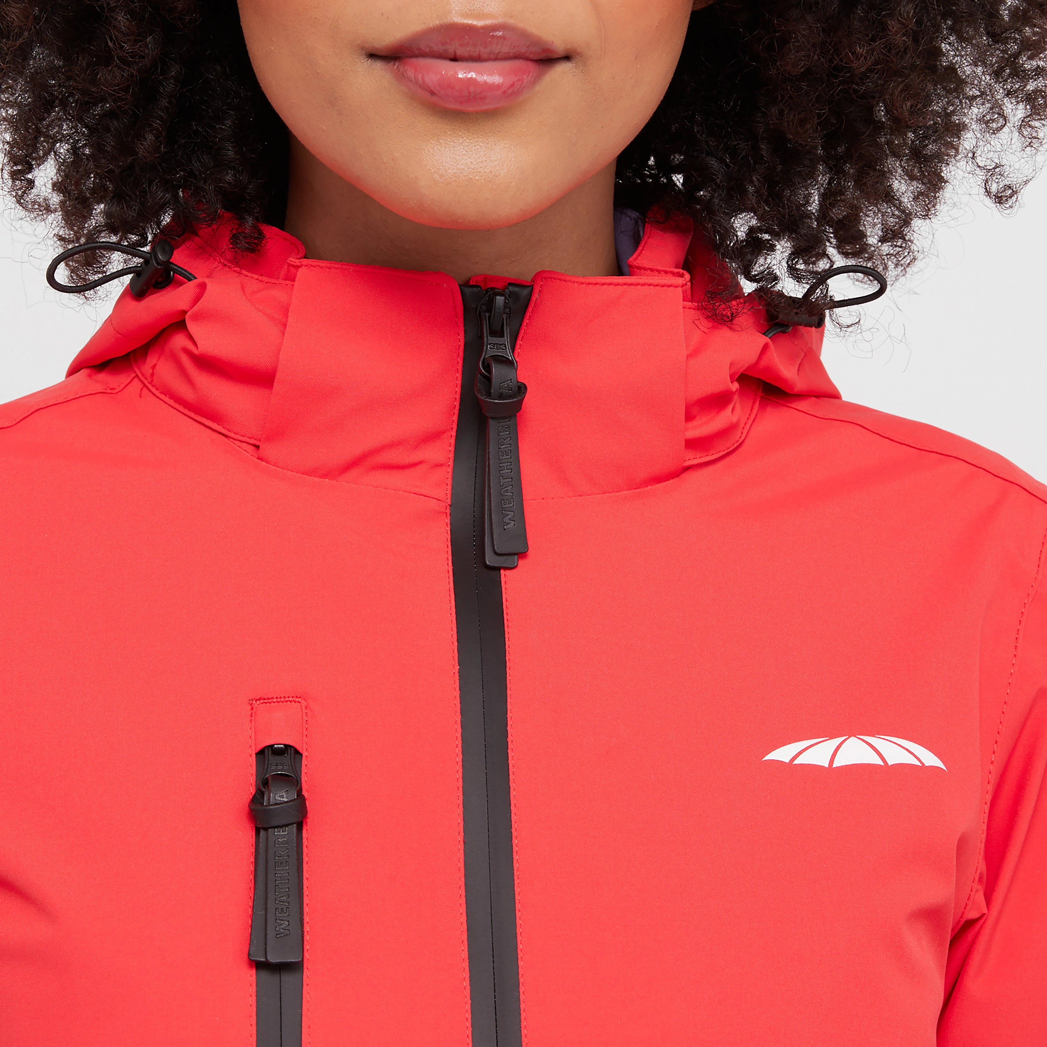 Womens Jackson Waterproof Jacket Bittersweet Red - Image 9