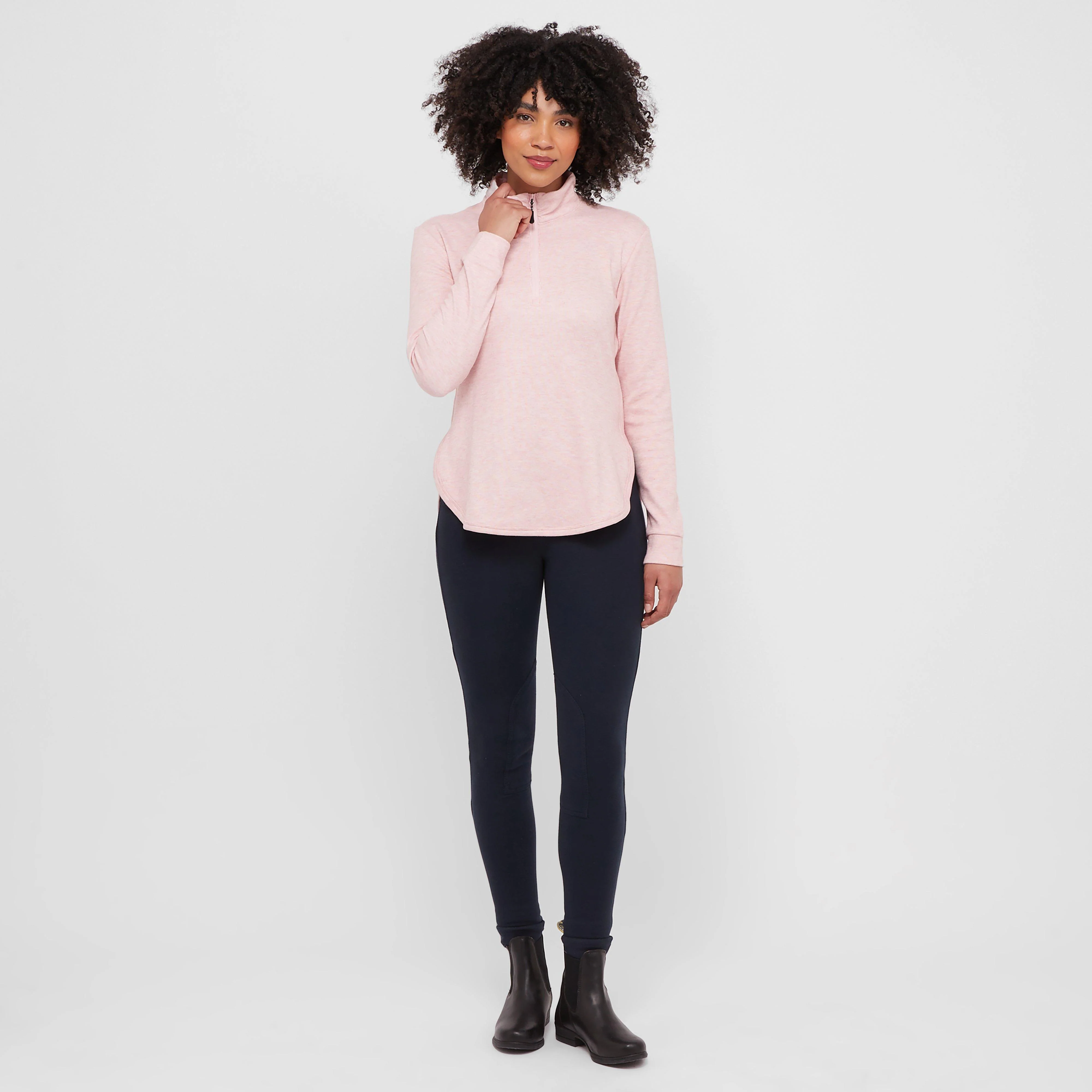 Womens London Long Sleeve Top Blush - Image 3