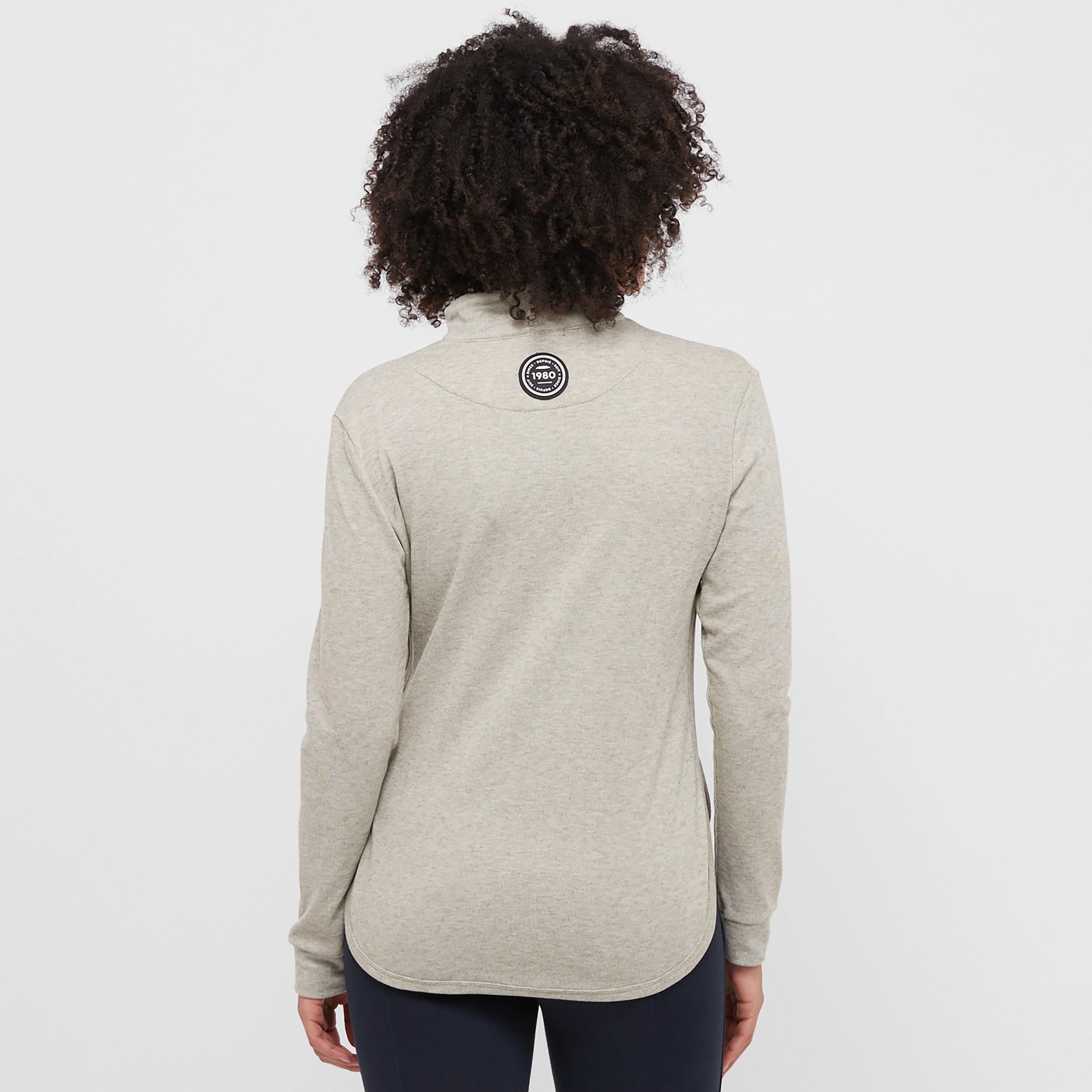 Womens London Long Sleeve Top Dusty Olive - Image 2