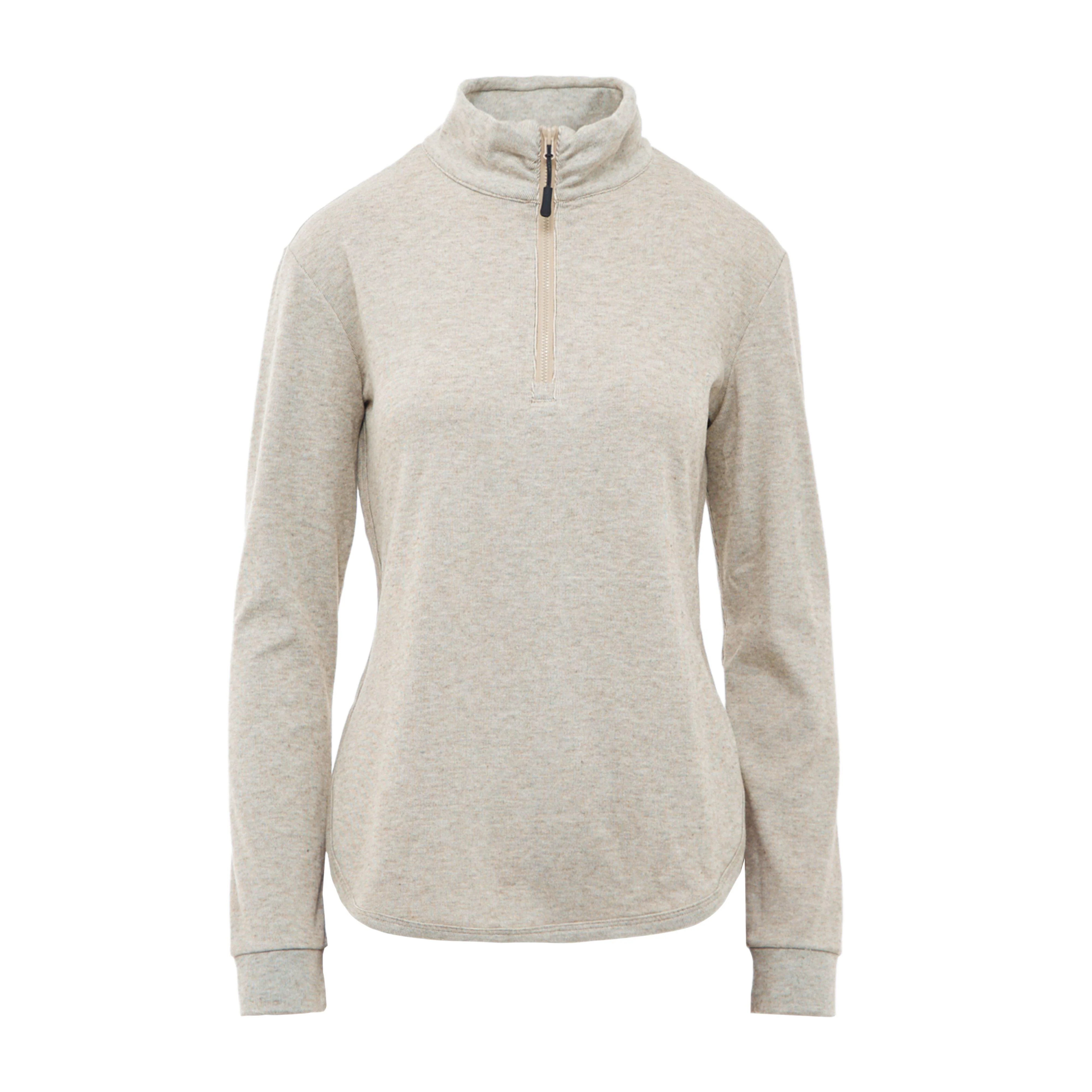 Womens London Long Sleeve Top Dusty Olive - Image 7