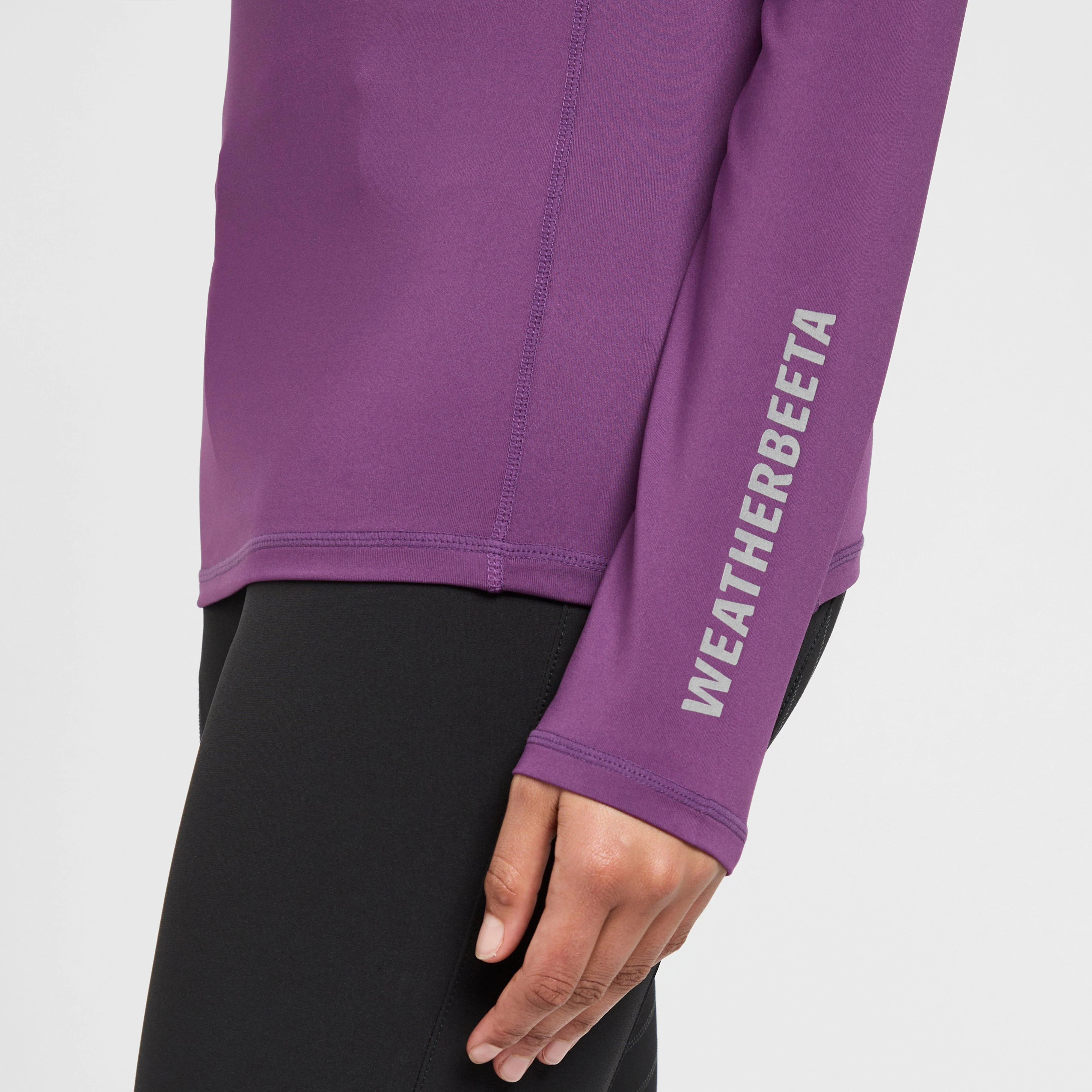 Womens Prime Long Sleeved Top Violet - Image 5