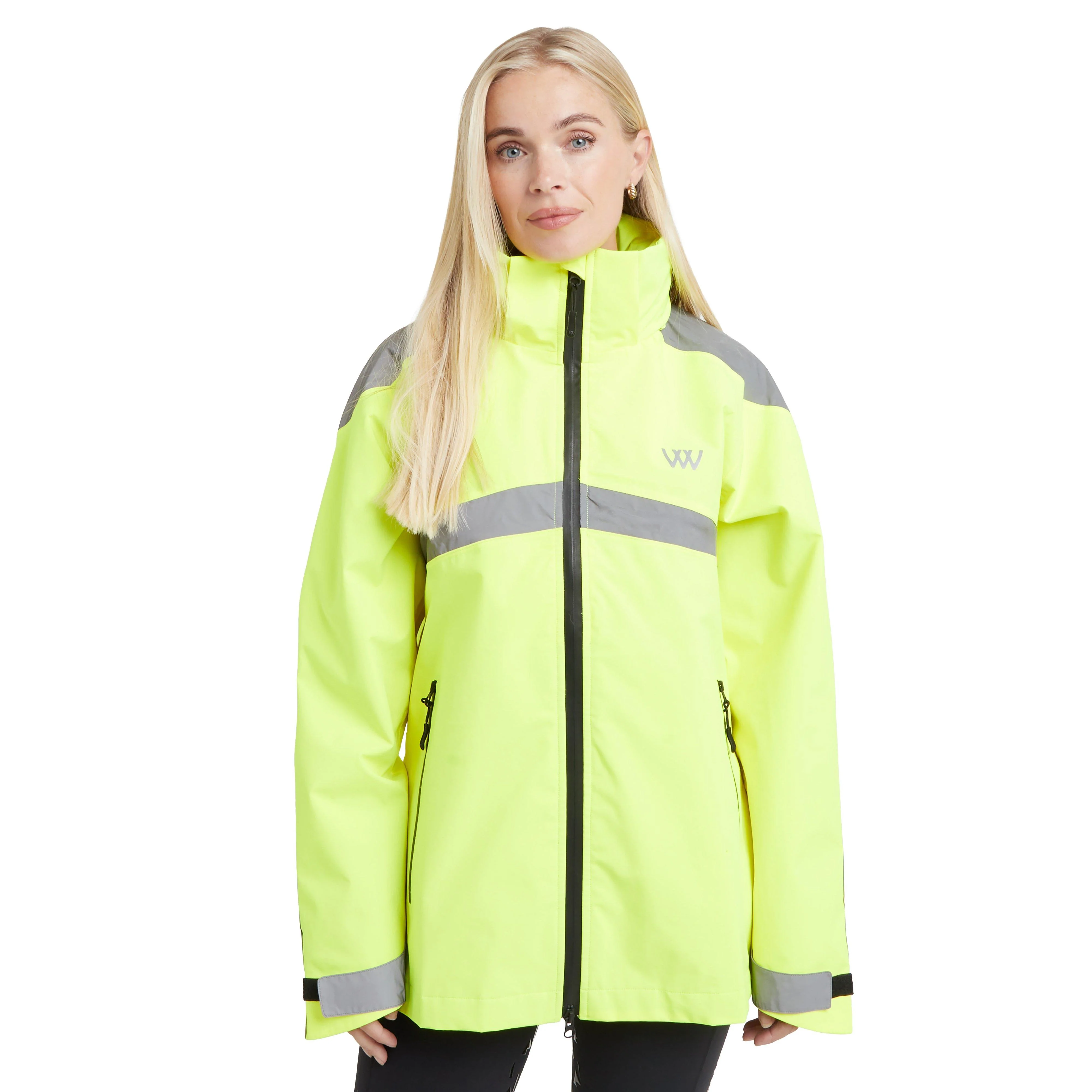 Women’s Woof Wear All Season Riding Jacket Hi Viz - Image 12